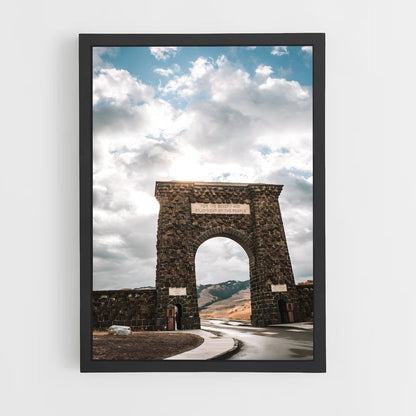 ap-yellowstone geysers-2 cadre Noir