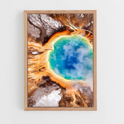 ap-yellowstone volcano-1 cadre Bois clair
