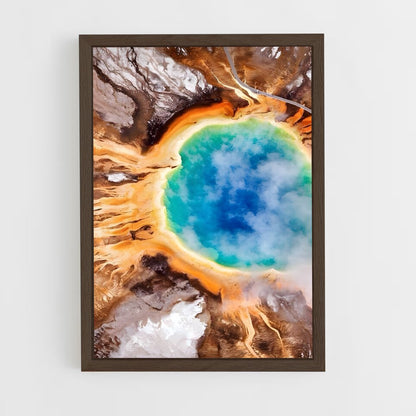 ap-yellowstone volcano-1 cadre Bois foncé