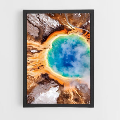 ap-yellowstone volcano-1 cadre Noir