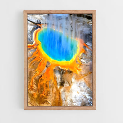 ap-yellowstone volcano-3 cadre Bois clair