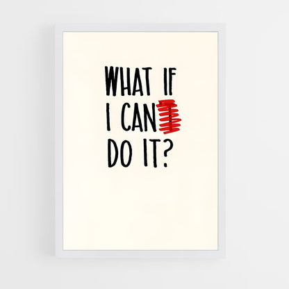 ap-yes we can-4 cadre Blanc
