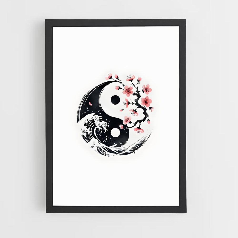 ap-yin yang-1 cadre Noir