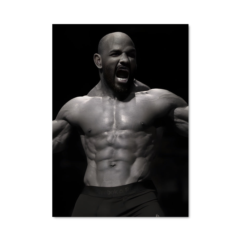Poster Guerrier au Barbe
