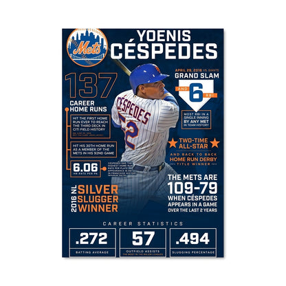 Poster Mets Star Cespedes
