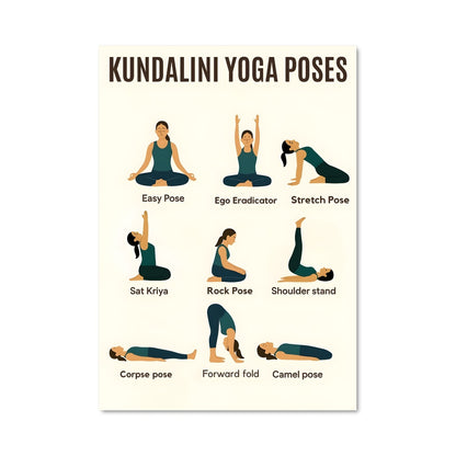 Poster Harmonies de Yoga