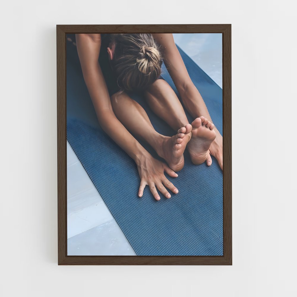 ap-yoga pose-5 cadre Bois foncé