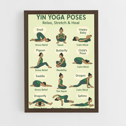 ap-yoga pose-9 cadre Bois foncé