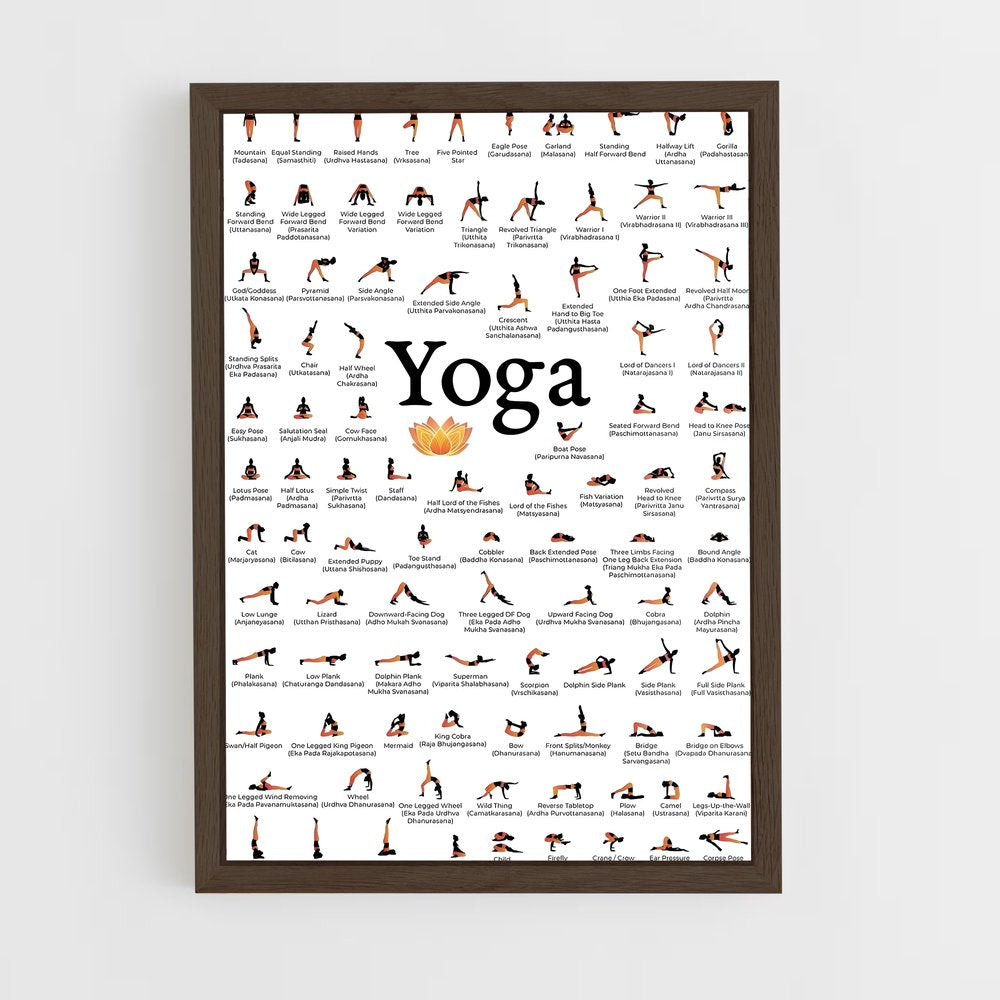 ap-yoga poses-4 cadre Bois foncé