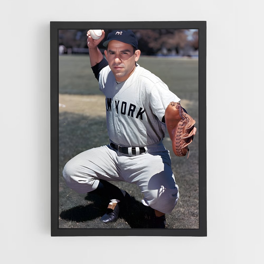 ap-yogi berra-1 cadre Noir