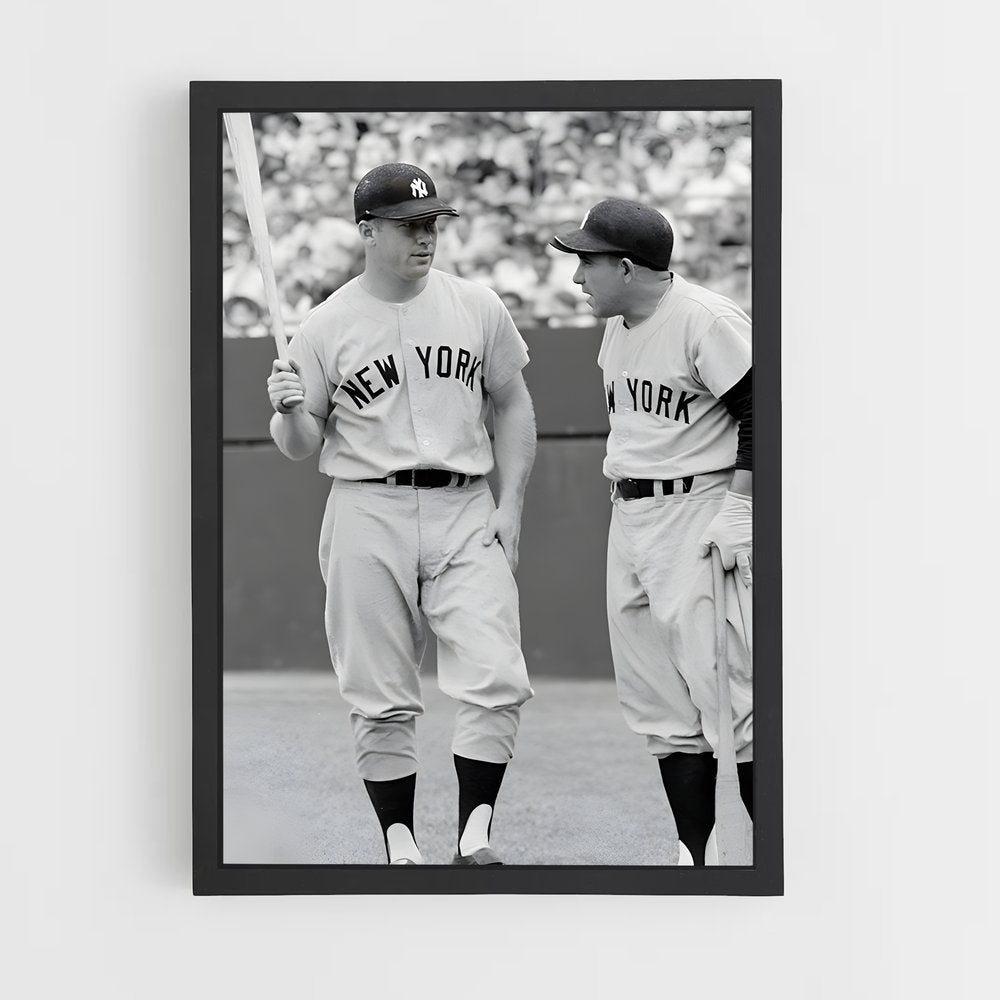ap-yogi berra-4 cadre Noir