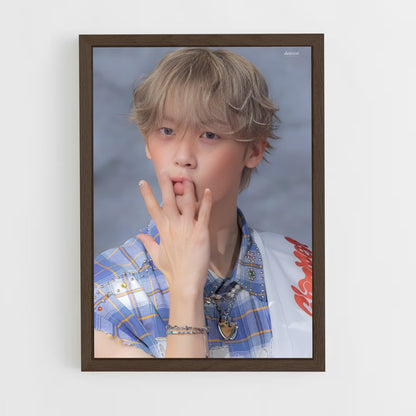 ap-yoon sanha-11 cadre Bois foncé
