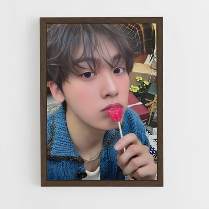 ap-yoon sanha-7 cadre Bois foncé