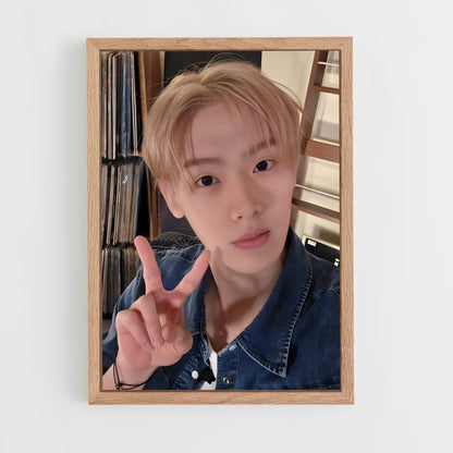 ap-yoon sanha-8 cadre Bois clair