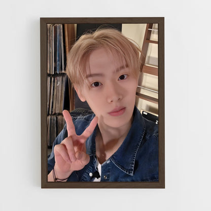 ap-yoon sanha-8 cadre Bois foncé