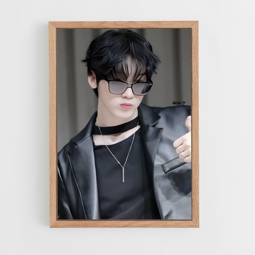 ap-yoon sanha-9 cadre Bois clair