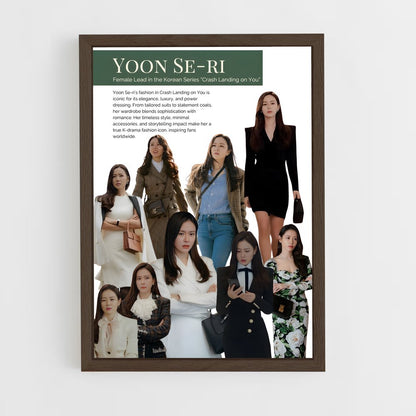 ap-yoon se ri-2 cadre Bois foncé
