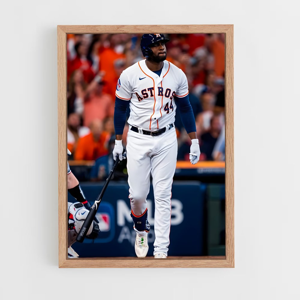 ap-yordan alvarez-1 cadre Bois clair