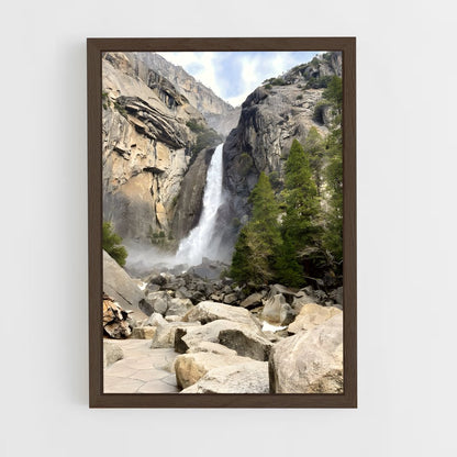 ap-yosemite falls-1 cadre Bois foncé