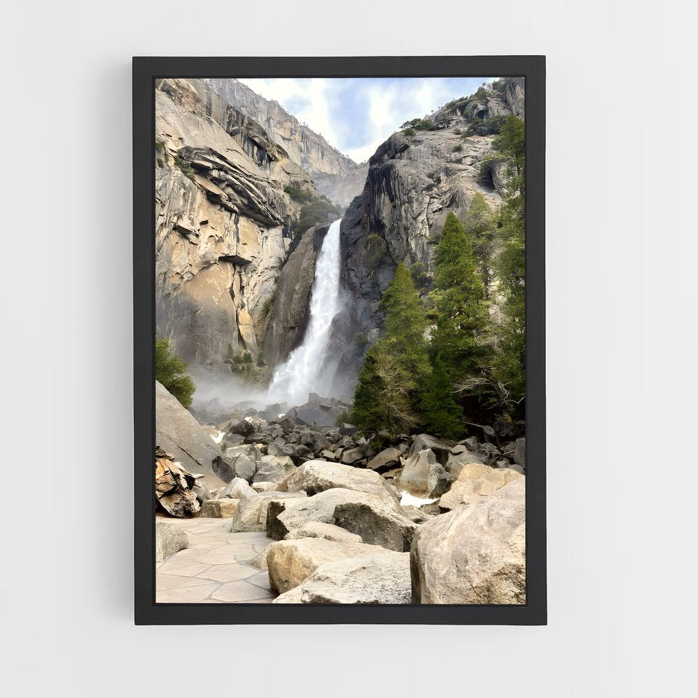 ap-yosemite falls-1 cadre Noir