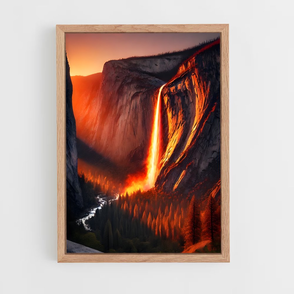 ap-yosemite falls-2 cadre Bois clair