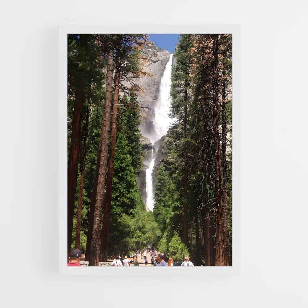 ap-yosemite falls-4 cadre Blanc