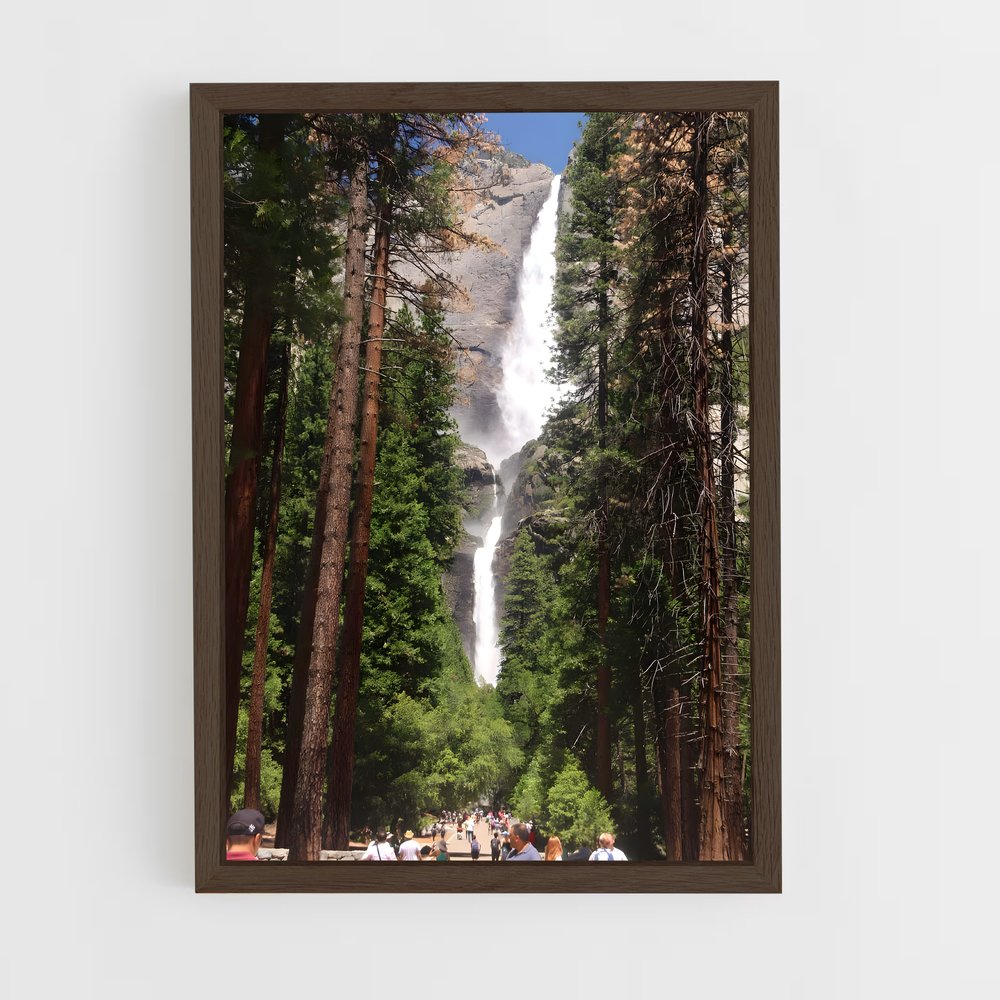 ap-yosemite falls-4 cadre Bois foncé
