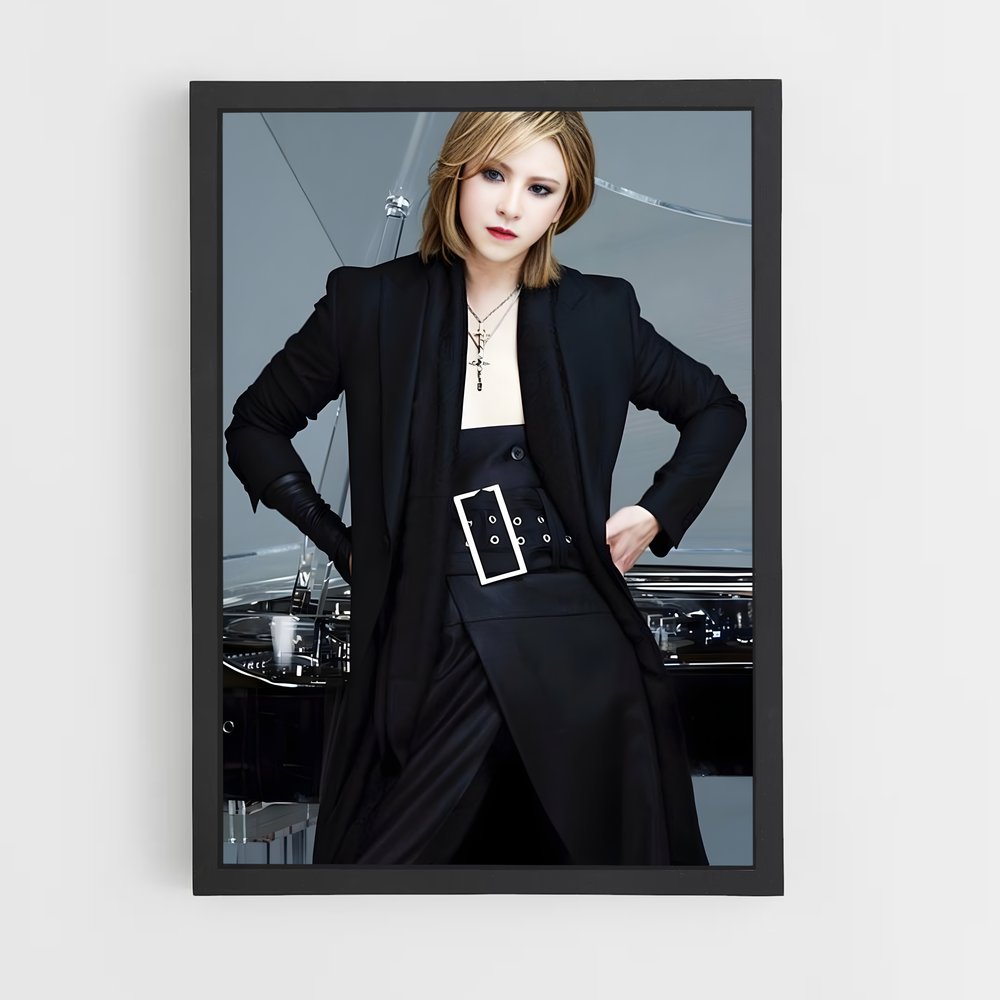 ap-yoshiki x japan-3 cadre Noir