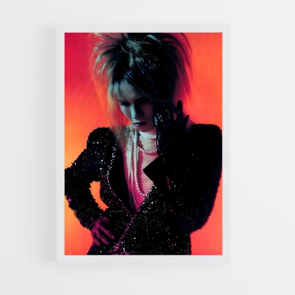 ap-yoshiki x japan-5 cadre Blanc