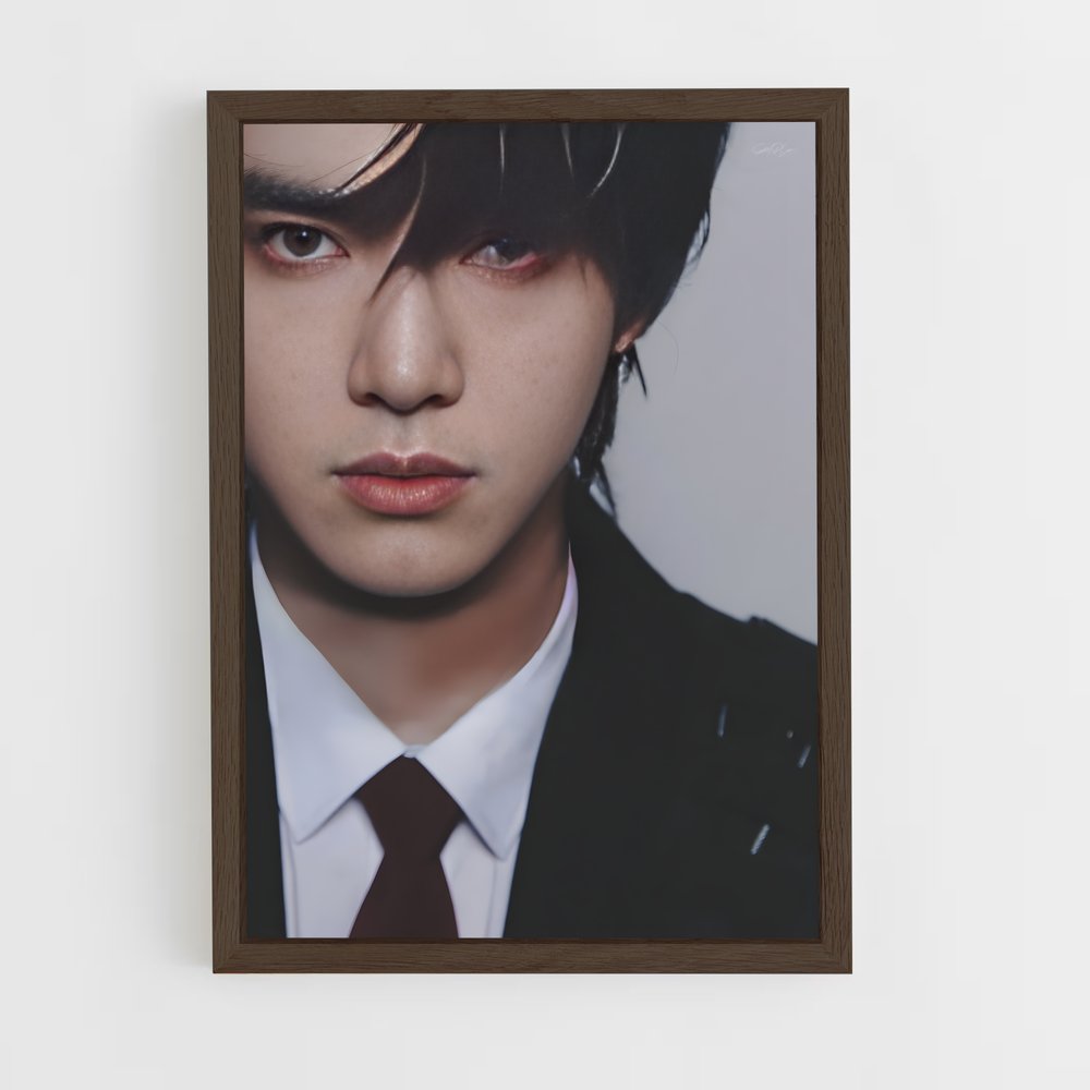 ap-younghoon-6 cadre Bois foncé