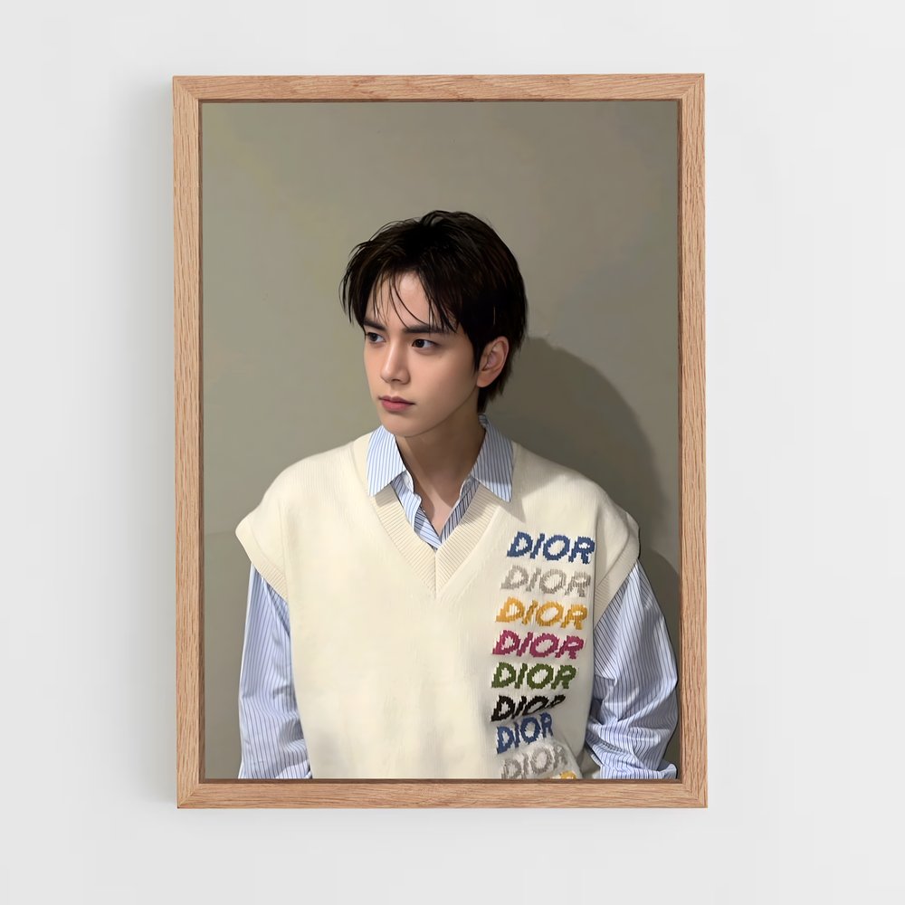 ap-younghoon-7 cadre Bois clair