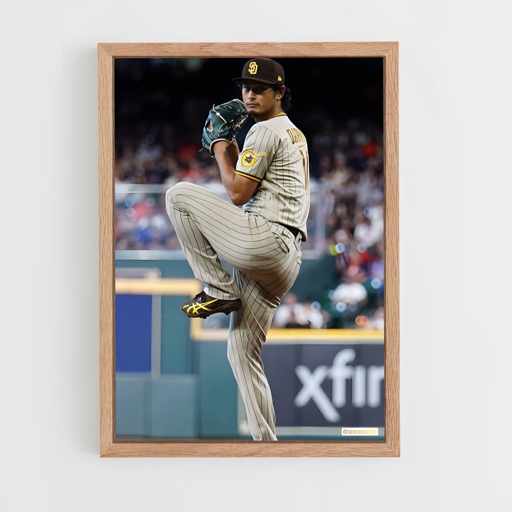 ap-yu darvish-1 cadre Bois clair