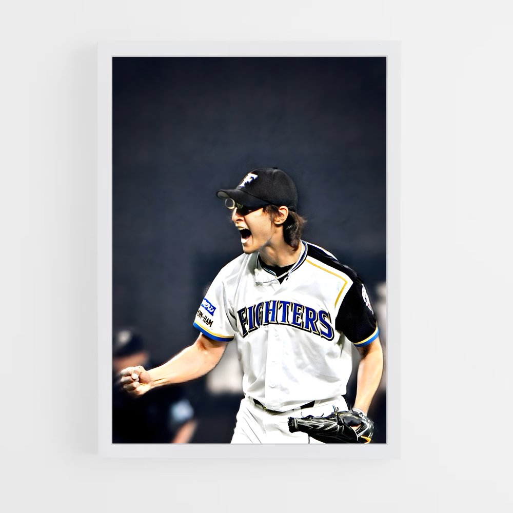 ap-yu darvish-3 cadre Blanc