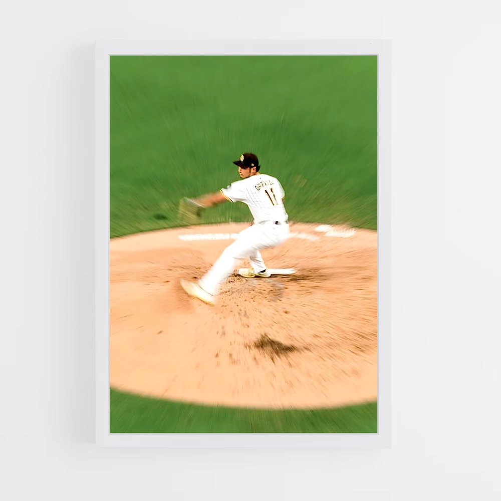 ap-yu darvish-5 cadre Blanc
