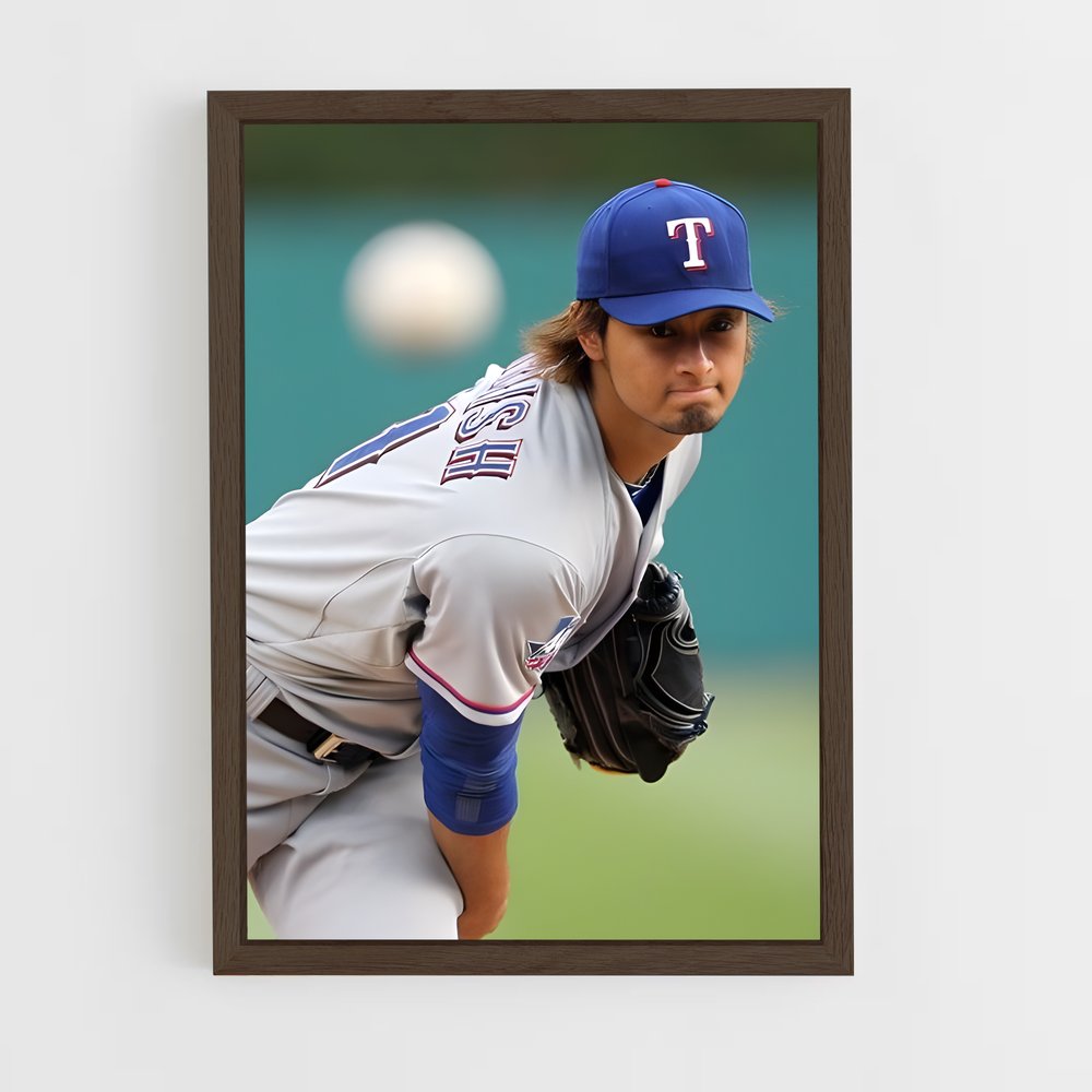ap-yu darvish-6 cadre Bois foncé