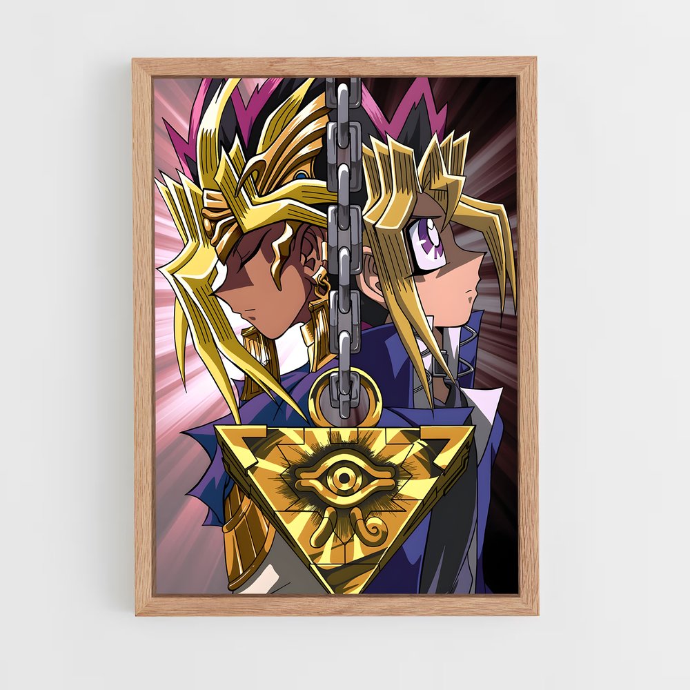 ap-yu gi oh-3 cadre Bois clair