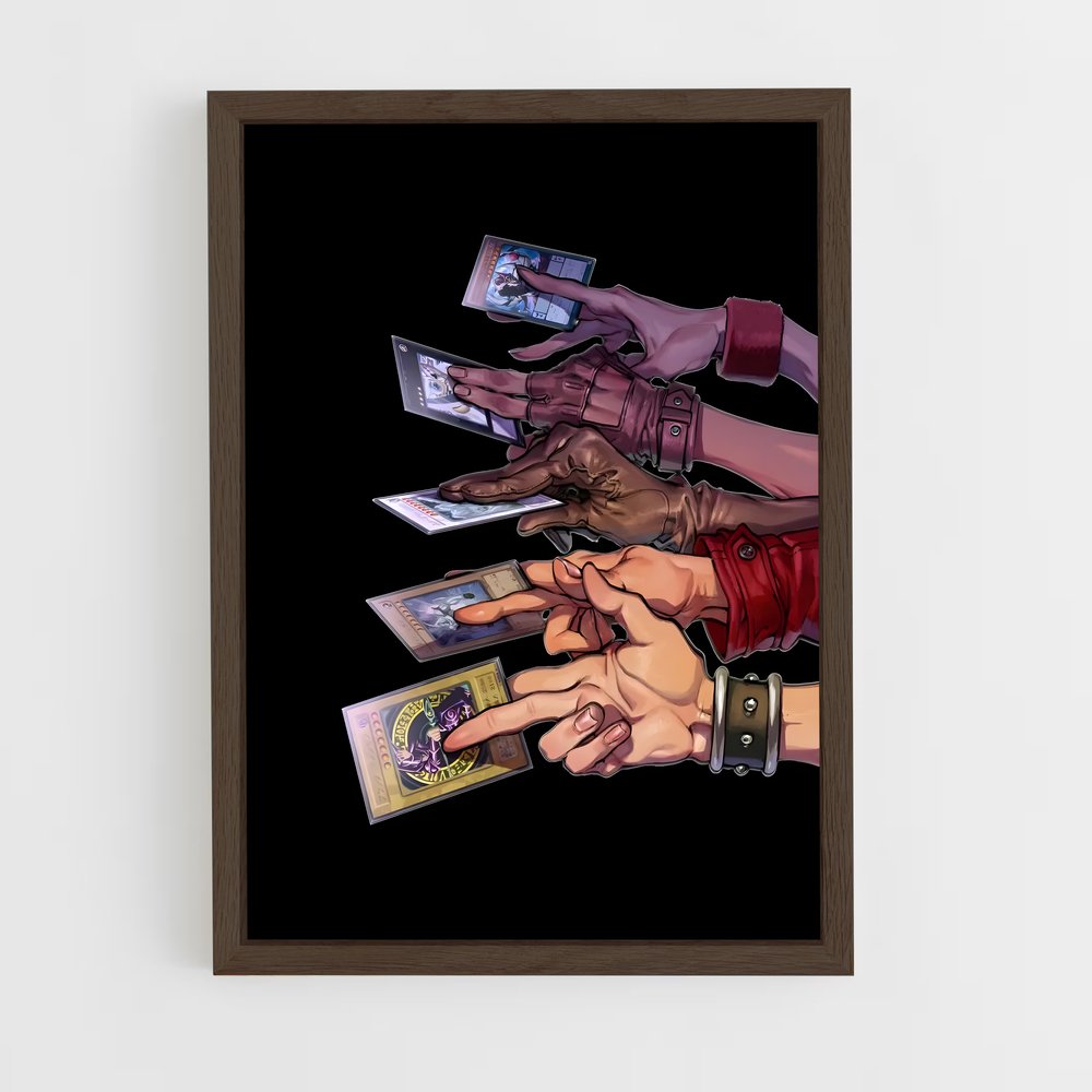 ap-yu gi oh-6 cadre Bois foncé