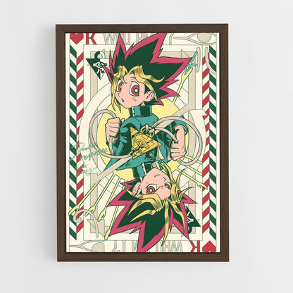 ap-yugi muto-3 cadre Bois foncé