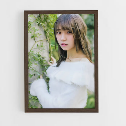 ap-yui kobayashi-1 cadre Bois foncé