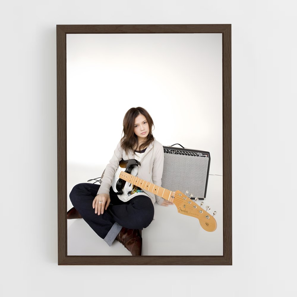 ap-yui singer-4 cadre Bois foncé