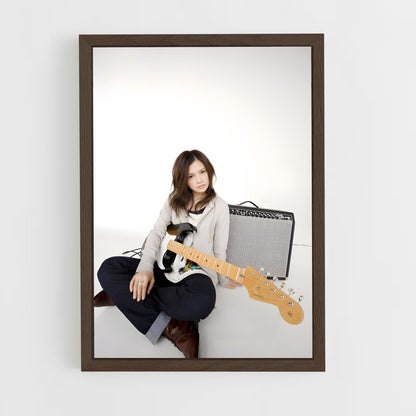 ap-yui singer-4 cadre Bois foncé