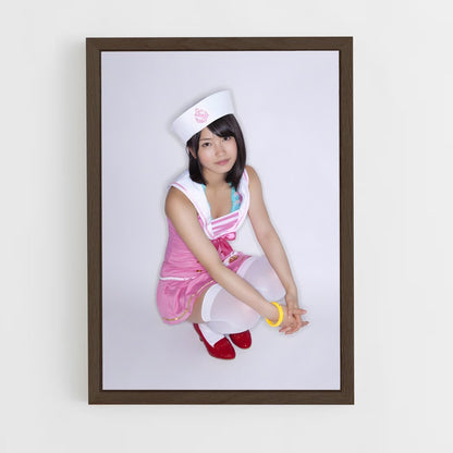 ap-yui yokoyama-2 cadre Bois foncé