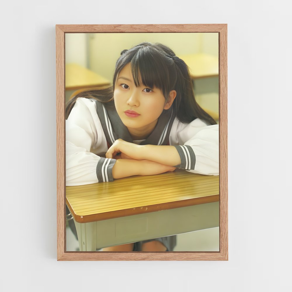ap-yui yokoyama-4 cadre Bois clair