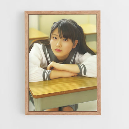 ap-yui yokoyama-4 cadre Bois clair