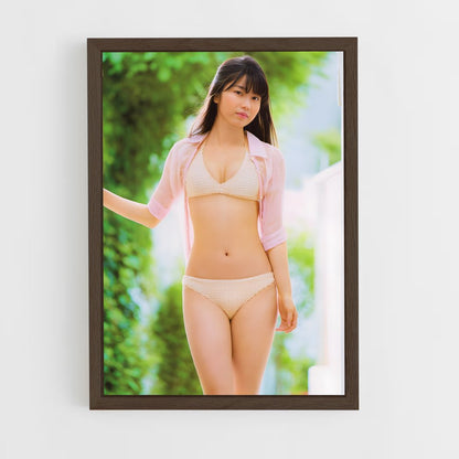 ap-yui yokoyama-5 cadre Bois foncé