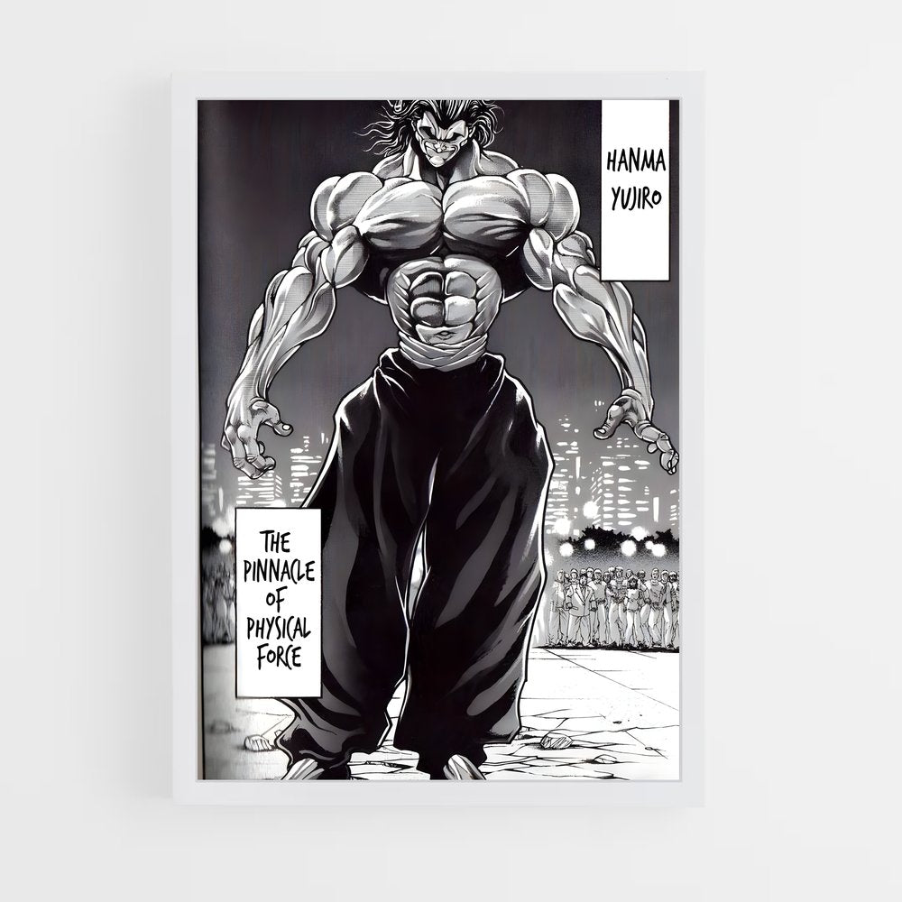 ap-yujiro hanma-1 cadre Blanc