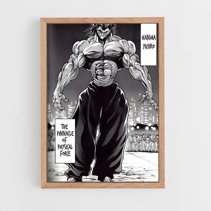 ap-yujiro hanma-1 cadre Bois clair