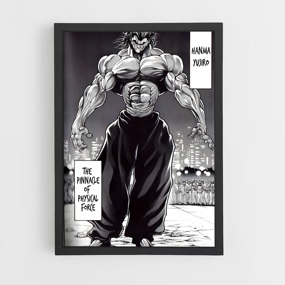 ap-yujiro hanma-1 cadre Noir