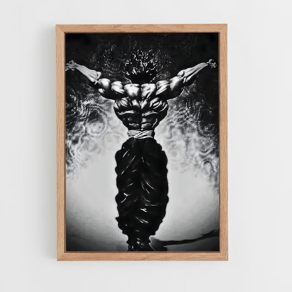 ap-yujiro hanma-3 cadre Bois clair