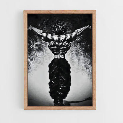 ap-yujiro hanma-3 cadre Bois clair